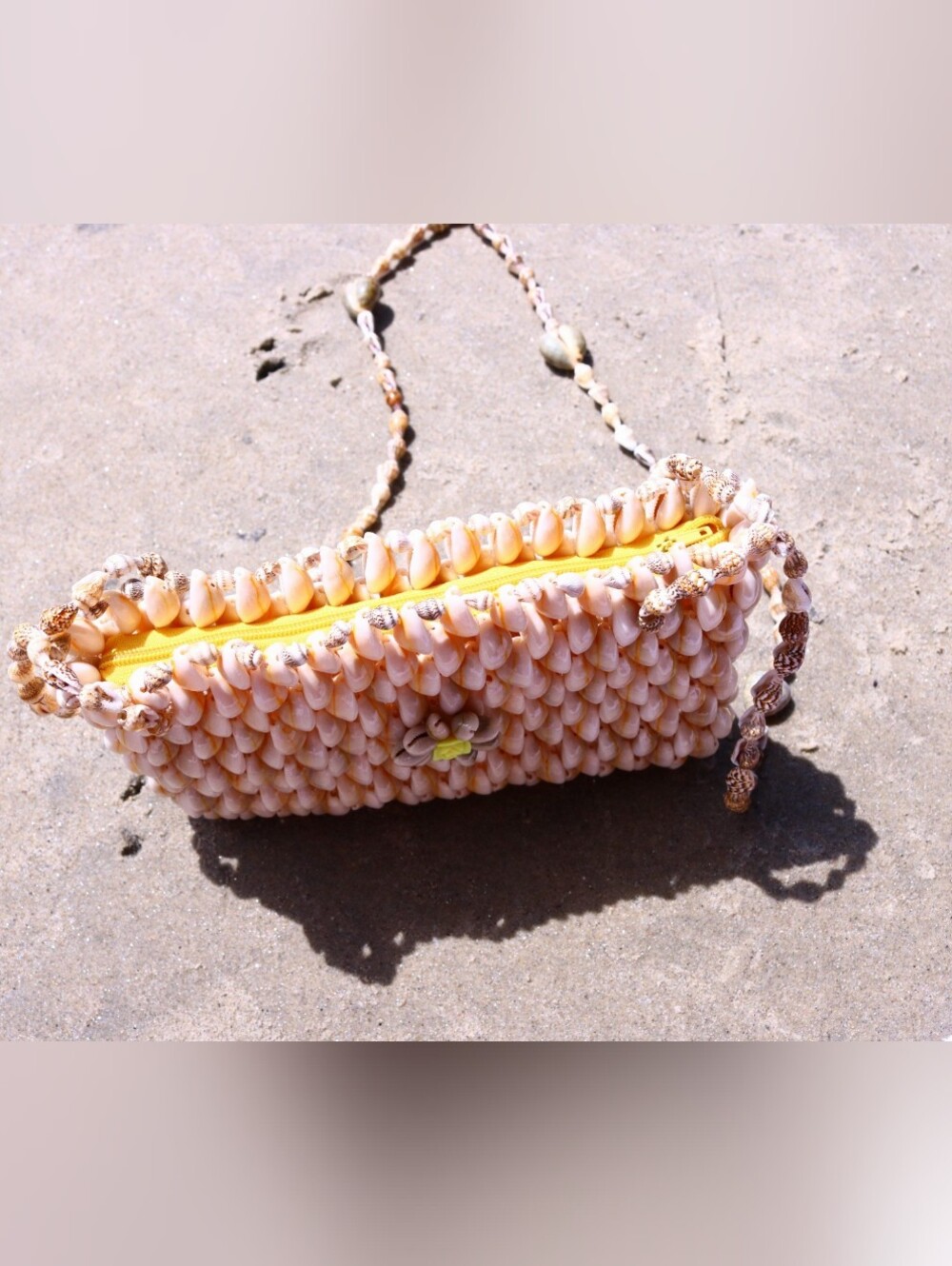 Handcrafted Cowrie Shell Crossbody Bag – Genuine Shell Purse - Picture 10 of 10
